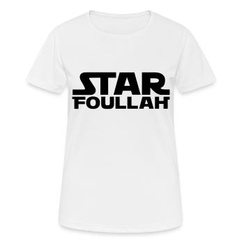 STAR FOULLAH - T-shirt respirant Femme - blanc - Devant - AI Model Female 172 dark (172cm)