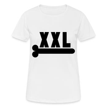 xxl penis - T-shirt respirant Femme - blanc - Devant - AI Model Female 172 dark (172cm)