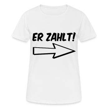 Majorque Malle Party Crew Boire Suff Alcool - T-shirt respirant Femme - blanc - Devant - AI Model Female 172 dark (172cm)