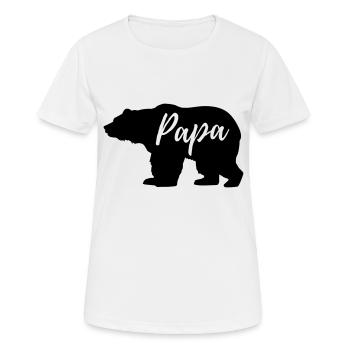 Daddy Bear - Women's Breathable T-Shirt - white - Front - AI Model Female 172 dark (172cm)