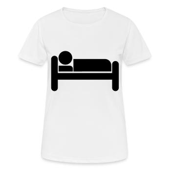 Lit - T-shirt respirant Femme - blanc - Devant - AI Model Female 172 dark (172cm)