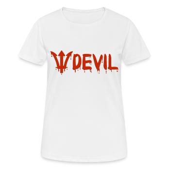 Diable - Diable - T-shirt respirant Femme - blanc - Devant - AI Model Female 172 dark (172cm)