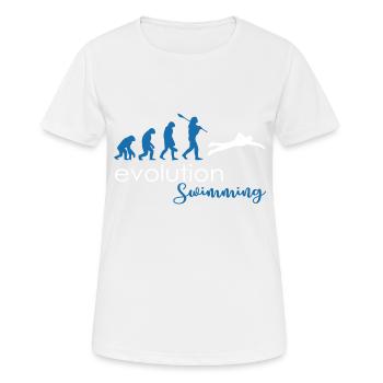 Nager - T-shirt respirant Femme - blanc - Devant - AI Model Female 172 dark (172cm)