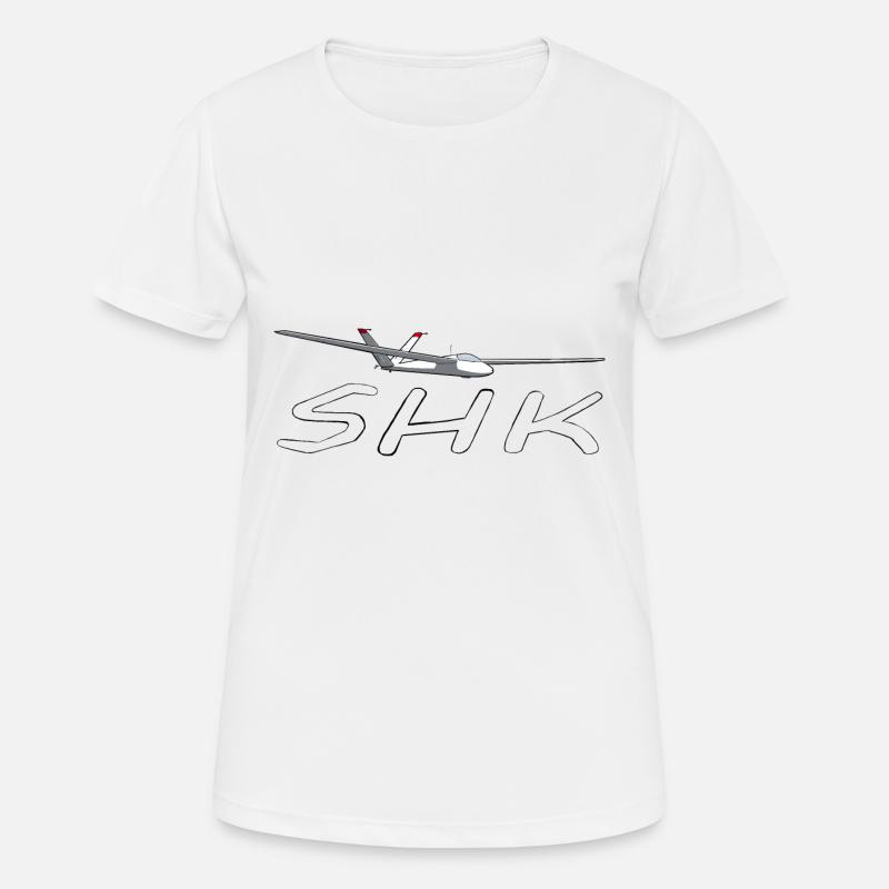 SHK glider - Women's Breathable T-Shirt - white