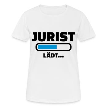 Jurist - Frauen T-Shirt atmungsaktiv - Weiß - Vorne - AI Model Female 172 dark (172cm)