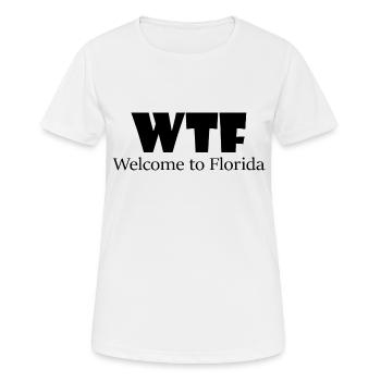 Florida - Women's Breathable T-Shirt - white - Front - AI Model Female 172 dark (172cm)