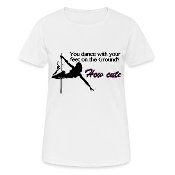 How cute - Frauen T-Shirt atmungsaktiv - Weiß - Vorne - AI Model Female 172 dark (172cm)