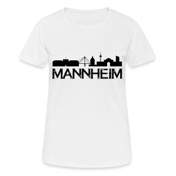 Mannheim Monnem - Women's Breathable T-Shirt - white - Front - AI Model Female 172 dark (172cm)