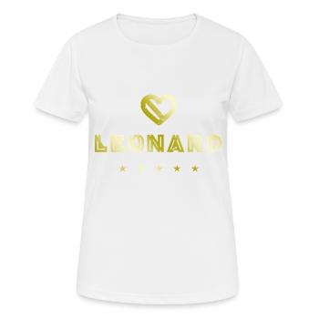 Léonard Herz - T-shirt respirant Femme - blanc - Devant - AI Model Female 172 dark (172cm)