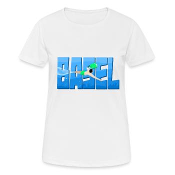 Wickelfisch aus Basel - Frauen T-Shirt atmungsaktiv - Weiß - Vorne - AI Model Female 172 dark (172cm)