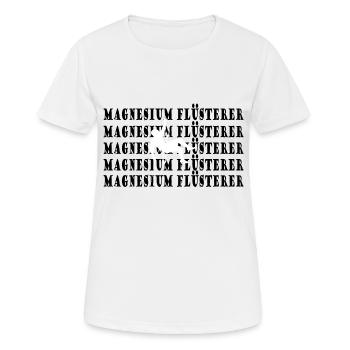 climbing - Frauen T-Shirt atmungsaktiv - Weiß - Vorne - AI Model Female 172 dark (172cm)