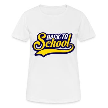 Vintage School Start Back to School Retro Students - Women's Breathable T-Shirt - white - Front - AI Model Female 172 dark (172cm)