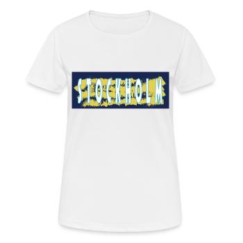 Stockholm - Frauen T-Shirt atmungsaktiv - Weiß - Vorne - AI Model Female 172 dark (172cm)