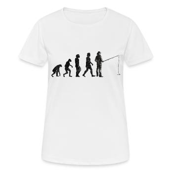Fishing Fishing Fishing Fishing Fishing Hooks - Women's Breathable T-Shirt - white - Front - AI Model Female 172 dark (172cm)