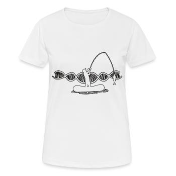 Fishing Fishing Fishing Fishing Fishing Hooks - Women's Breathable T-Shirt - white - Front - AI Model Female 172 dark (172cm)