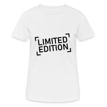 Edition Limitée - Rare - Rare Pièce Unique - T-shirt respirant Femme - blanc - Devant - AI Model Female 172 dark (172cm)