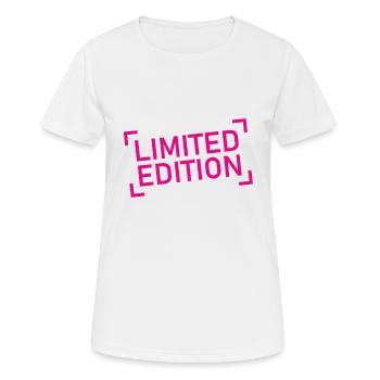 Edition Limitée - Rare - Rare Pièce Unique - T-shirt respirant Femme - blanc - Devant - AI Model Female 172 dark (172cm)