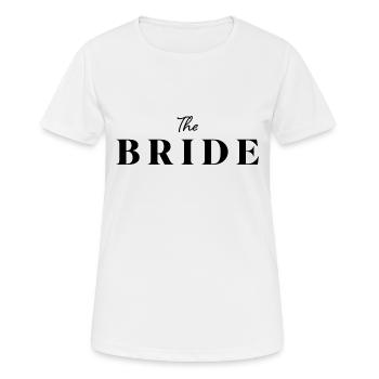 The Bride - Frauen T-Shirt atmungsaktiv - Weiß - Vorne - AI Model Female 172 dark (172cm)