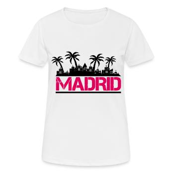 Madrid - Women's Breathable T-Shirt - white - Front - AI Model Female 172 dark (172cm)
