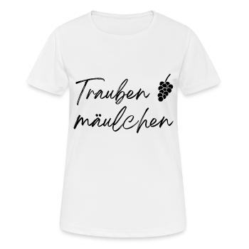 Grape Mouth - Women's Breathable T-Shirt - white - Front - AI Model Female 172 dark (172cm)