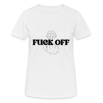 Sprüche - Frauen T-Shirt atmungsaktiv - Weiß - Vorne - AI Model Female 172 dark (172cm)