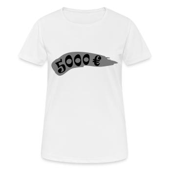 euro - T-shirt respirant Femme - blanc - Devant - AI Model Female 172 dark (172cm)