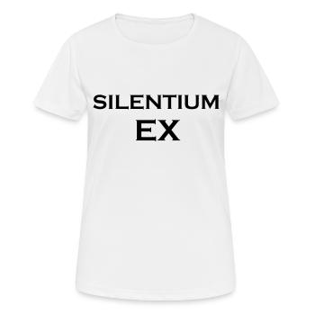 Cadeau étudiant Silentium Ex Bude Connection - T-shirt respirant Femme - blanc - Devant - AI Model Female 172 dark (172cm)