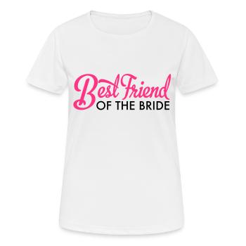 jeune mariée - T-shirt respirant Femme - blanc - Devant - AI Model Female 172 dark (172cm)