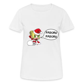 Padoru Padoru - Women's Breathable T-Shirt - white - Front - AI Model Female 172 dark (172cm)
