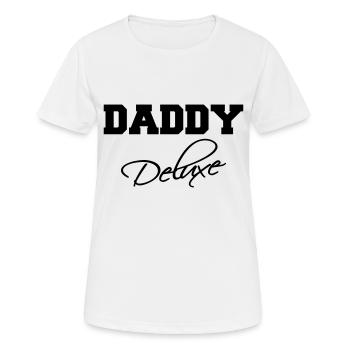 Daddy Deluxe - T-shirt respirant Femme - blanc - Devant - AI Model Female 172 dark (172cm)