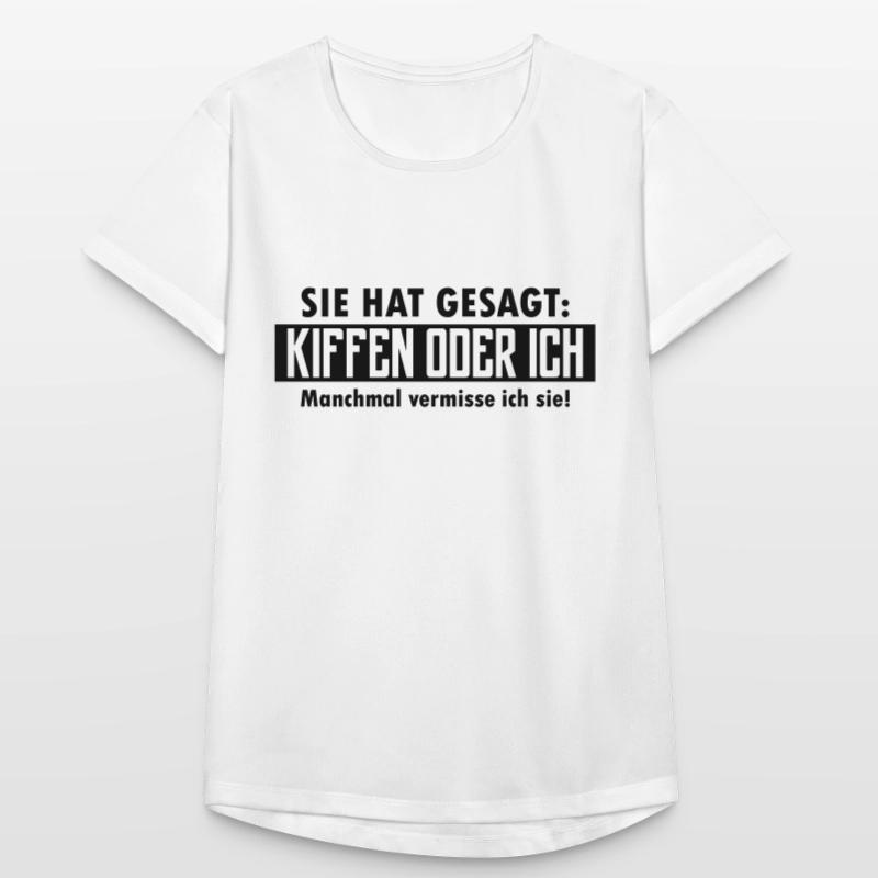kiffen oder ich Frauen T-Shirt atmungsaktiv