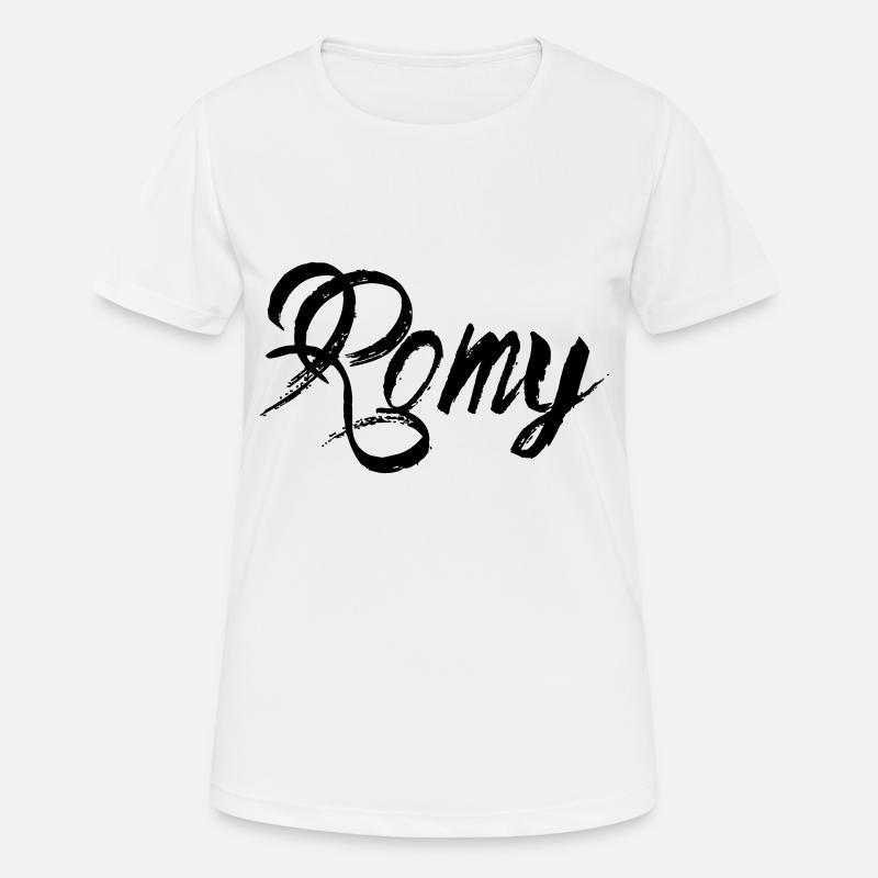 Romy - Women's Breathable T-Shirt - white