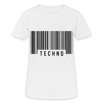 TECHNO - T-shirt respirant Femme - blanc - Devant - AI Model Female 172 dark (172cm)