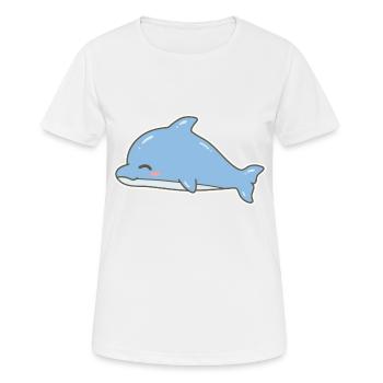 Dauphin dauphin - T-shirt respirant Femme - blanc - Devant - AI Model Female 172 dark (172cm)
