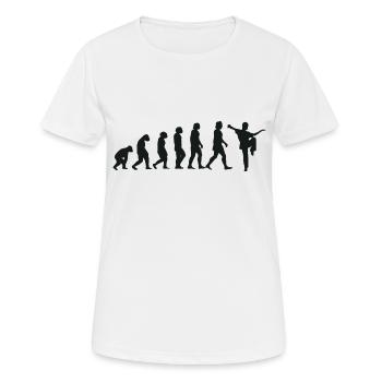 Évolution du Kung Fu - T-shirt respirant Femme - blanc - Devant - AI Model Female 172 dark (172cm)