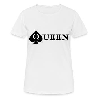 Hotwife sexy Frau Text - Frauen T-Shirt atmungsaktiv - Weiß - Vorne - AI Model Female 172 dark (172cm)