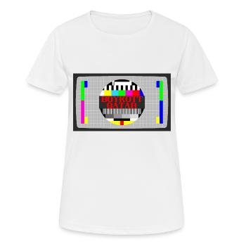 BOYKOTT QATAR KATAR - Frauen T-Shirt atmungsaktiv - Weiß - Vorne - AI Model Female 172 dark (172cm)