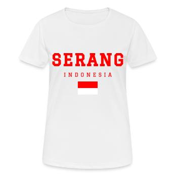Serang Indonesien - Frauen T-Shirt atmungsaktiv - Weiß - Vorne - AI Model Female 172 dark (172cm)