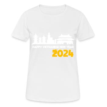 Chinese New Year Dragon Vietnam I Gift - Women's Breathable T-Shirt - white - Front - AI Model Female 172 dark (172cm)
