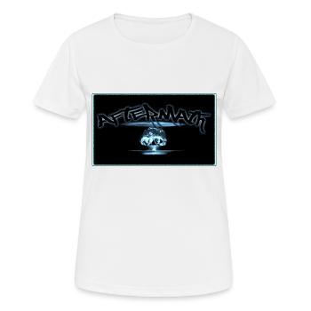 Nachwirkungen Atompilz - Frauen T-Shirt atmungsaktiv - Weiß - Vorne - AI Model Female 172 dark (172cm)