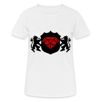 Wappen Diamant 02 - Frauen T-Shirt atmungsaktiv - Weiß - Vorne - AI Model Female 172 dark (172cm)