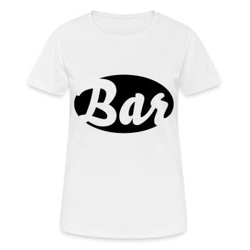 Bar - T-shirt respirant Femme - blanc - Devant - AI Model Female 172 dark (172cm)