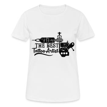 Tattoo / Tattoo: The Best Tattoo Artist - Women's Breathable T-Shirt - white - Front - AI Model Female 172 dark (172cm)