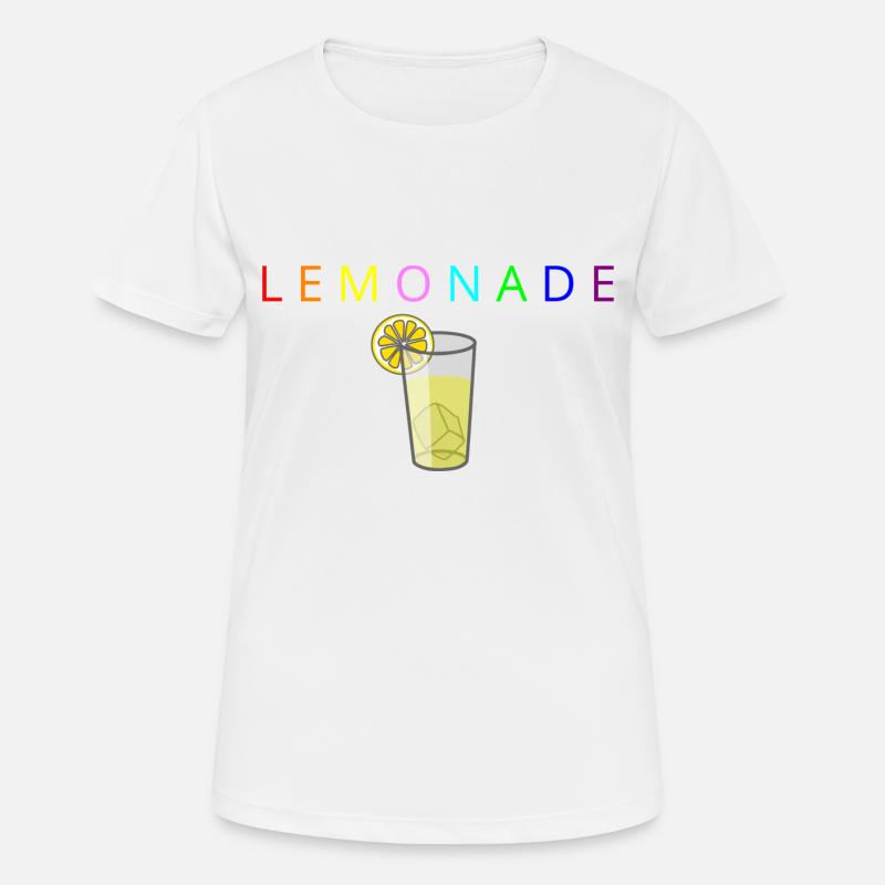 LEMONADE - Women's Breathable T-Shirt - white
