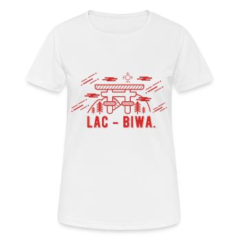 LAC BIWA - T-shirt respirant Femme - blanc - Devant - AI Model Female 172 dark (172cm)
