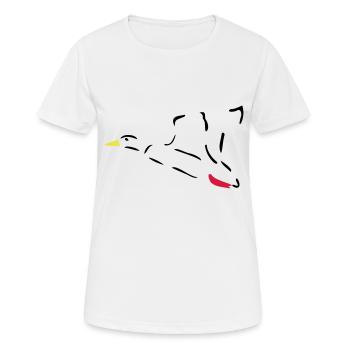 Duck - Women's Breathable T-Shirt - white - Front - AI Model Female 172 dark (172cm)