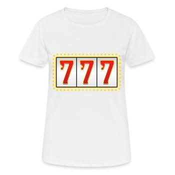 777 Casino Slotmachine Casino Online Casino - Women's Breathable T-Shirt - white - Front - AI Model Female 172 dark (172cm)