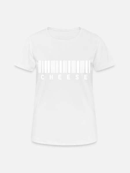 Cheese code (cheese code) - Women's Breathable T-Shirt - white