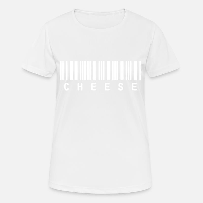 Cheese code (cheese code) - Women's Breathable T-Shirt - white