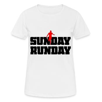 Running - T-shirt respirant Femme - blanc - Devant - AI Model Female 172 dark (172cm)